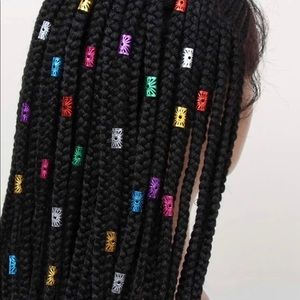 Beautiful 50 PCE Hollow Out Hair Beads